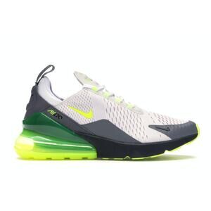 Nike Air Max 270 Platinum Volt Green Gray Running Shoes Sneakers 11